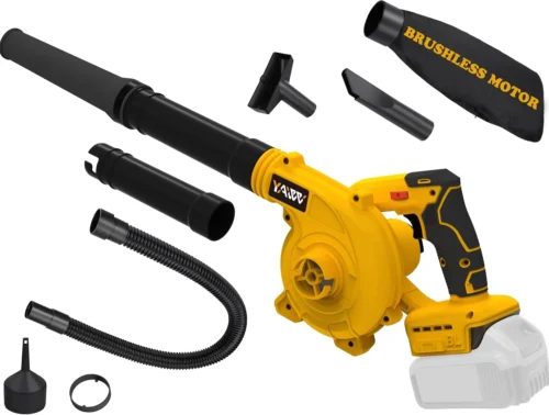 Cordless Leaf Blower for Dewalt 20V Max Battery, Electric Jobsite Air Blower with Brushless Motor, 6 Variable Speed - For Yard Cleanup