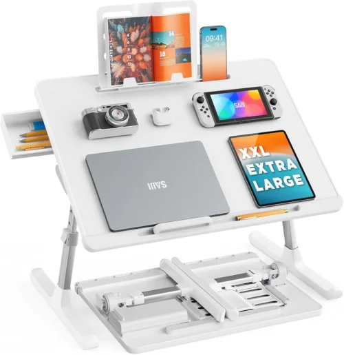 Alternative view of Bed Tray Desk, SAIJI X-Large Adjustable Laptop Table