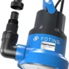 1/2HP Submersible Water Pump with Stainless Steel Base, Removes Water to 0.04 Depth, 2450GPH Portable Sump Pump
