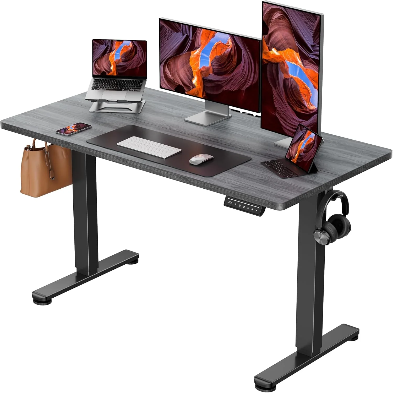 Height Adjustable Electric Standing Desk, 48 x 24 Inches Sit Stand up Desk - Image 20