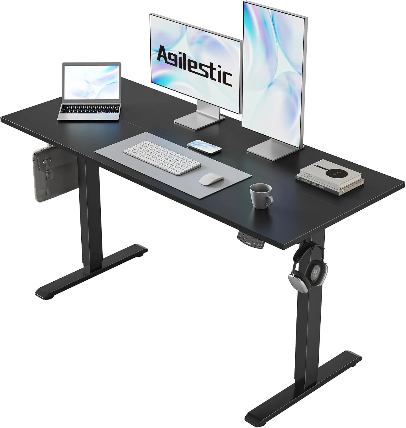Electric Standing Desk, 48 x 24 Inches Height Adjustable Desk - Image 39