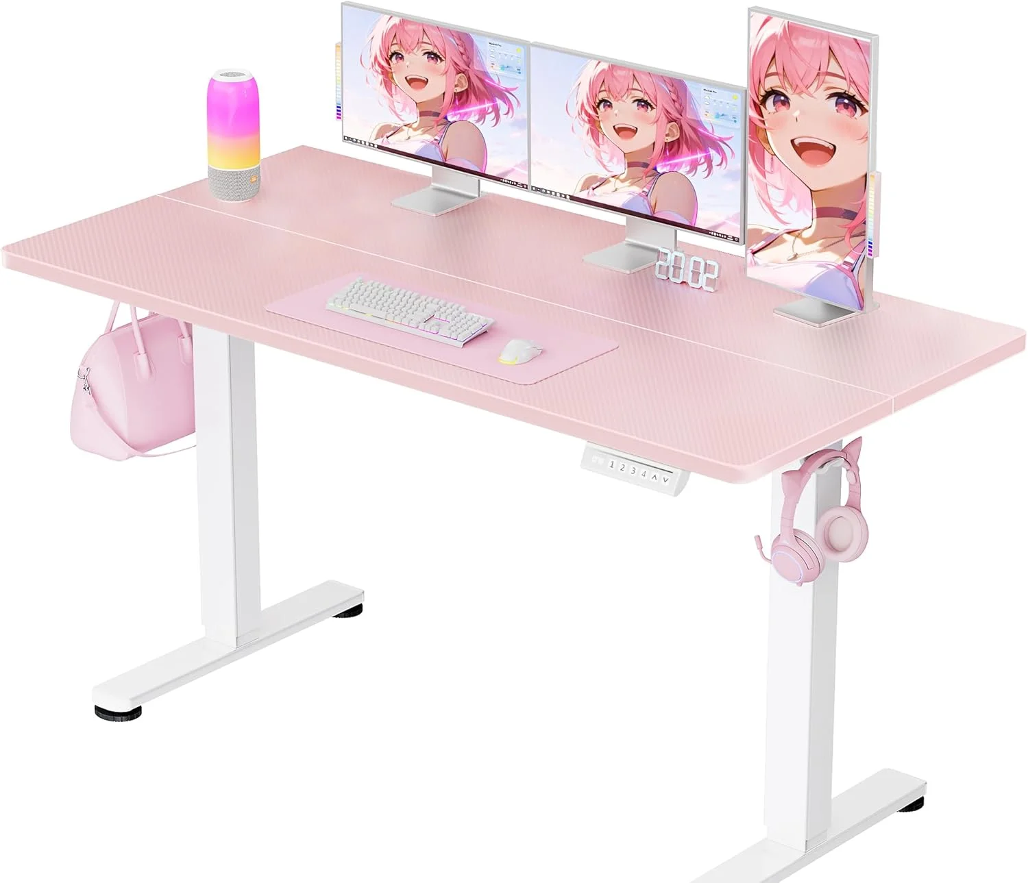 Height Adjustable Electric Standing Desk, 48 x 24 Inches Sit Stand up Desk - Image 25