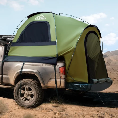 Alternative view of Bed Tent, Waterproof PU3000mm Pickup Truck Tent for Camping 5.5-6.0 Ft Bed, 2-3 Person Sleeping Truck Tent