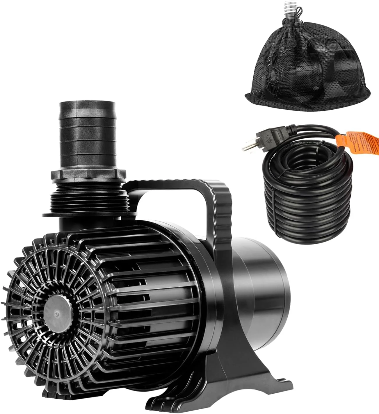 WATER 1800 GPH 100W IPX8 Submersible Small Pond Waterfall Pump, 32.8FT long power cord
