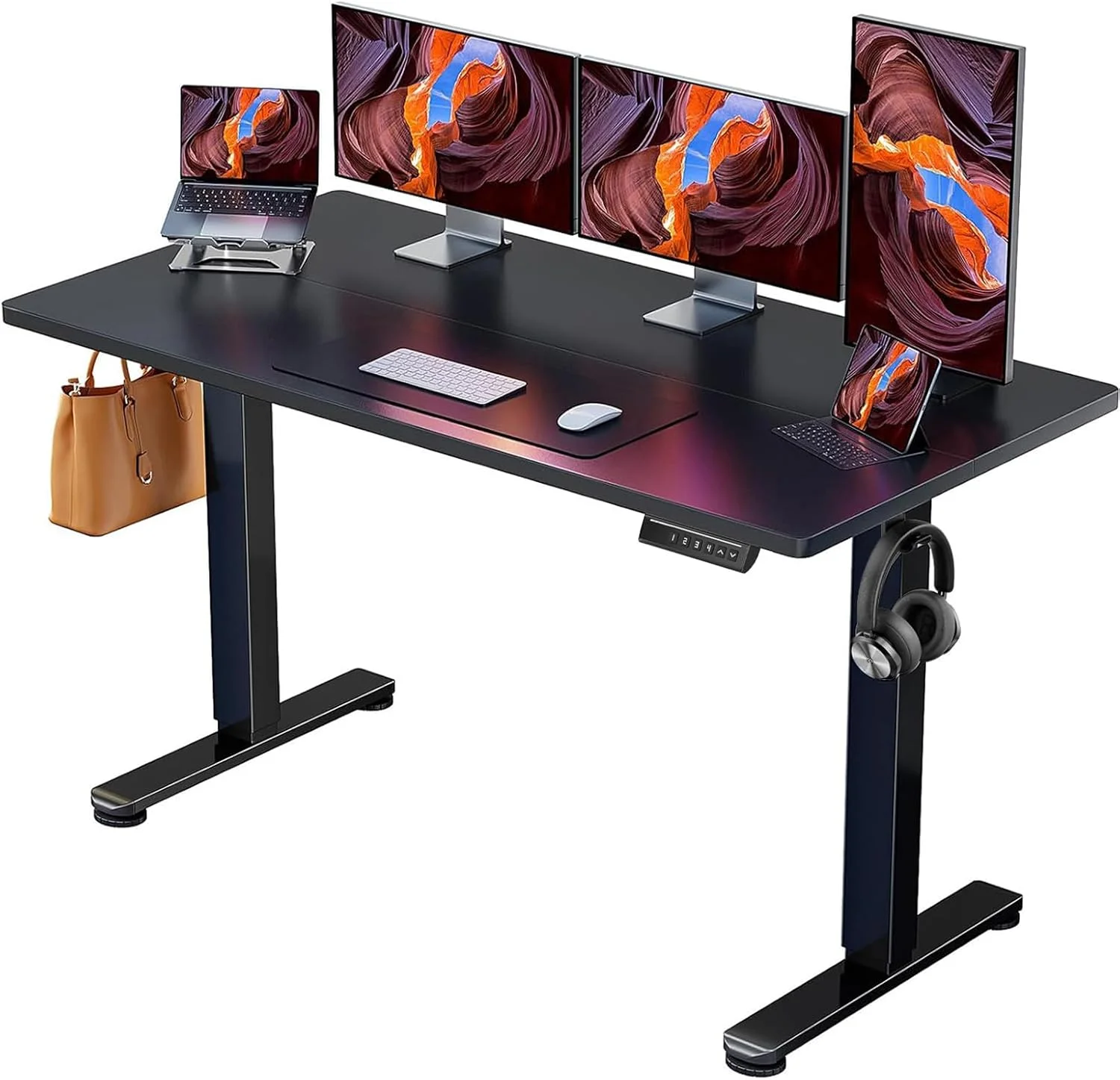 Height Adjustable Electric Standing Desk, 48 x 24 Inches Sit Stand up Desk - Image 3