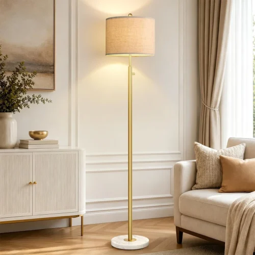 Dimmable Gold Floor Lamp