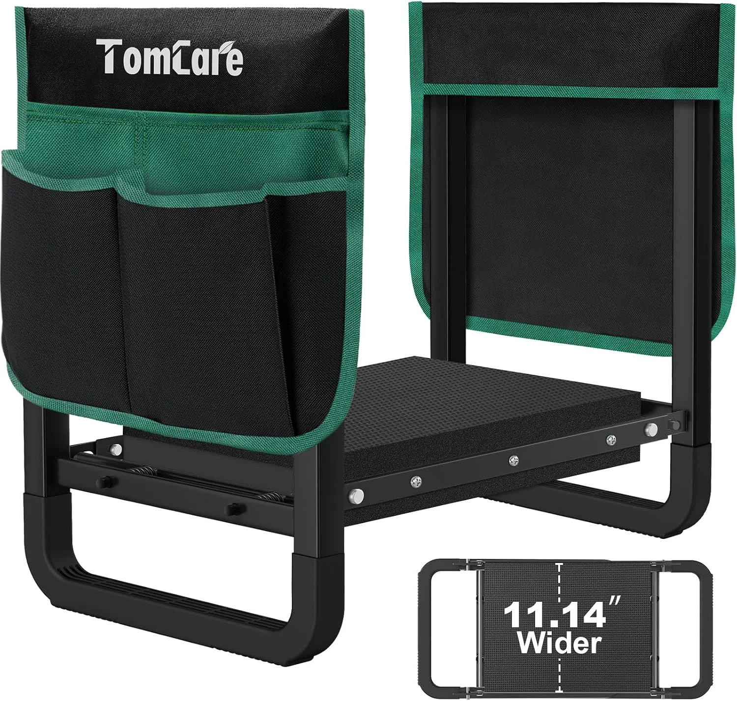 Garden Kneeler and Seat 11.12?? Wider Larger Soft Kneeling Pad Garden Bench with 2 Large Tool Pouches Heavy Duty - Image 6