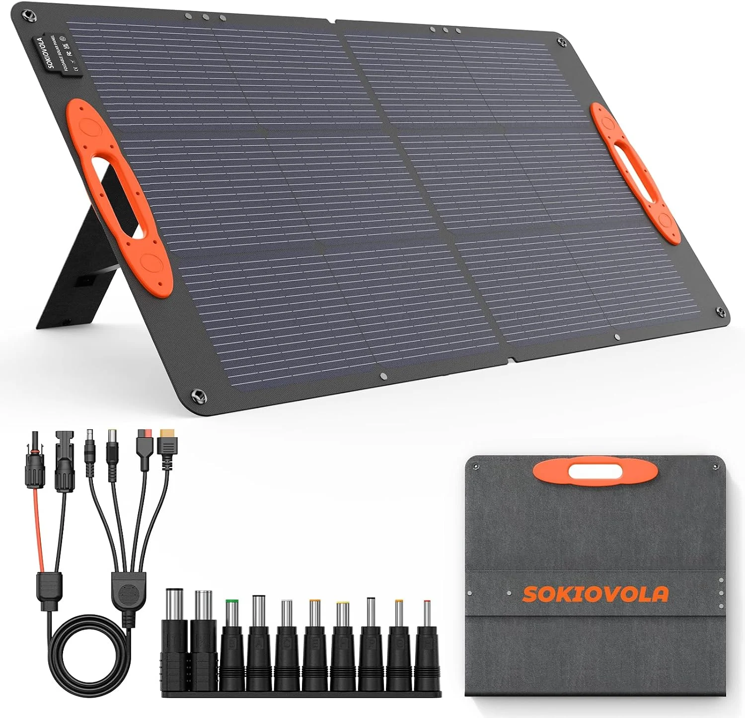 N-Type 16BB 220W Portable Solar Panel for EF/Jackery/Bluetti/Anker Power Station, IP68 Waterproof Foldable - Image 4