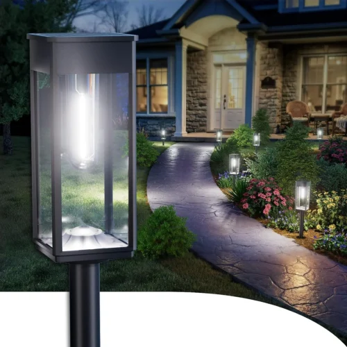 Solar Pathway Lights Outdoor, 8 Pack Bright Solar Lights Outdoor, IP65 Waterproof Solar Garden Lights Solar