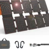 100W Portable Solar Panels Chargers with PD3.0 USB-C, QC3.0 USB-A and DC Outputs Foldable IP67 Waterproof