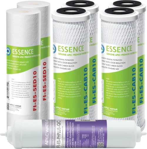 Water FILTER-MAX-ES50 Reverse Osmosis Filter Replacement Set, 50 GPD - For Home Projects