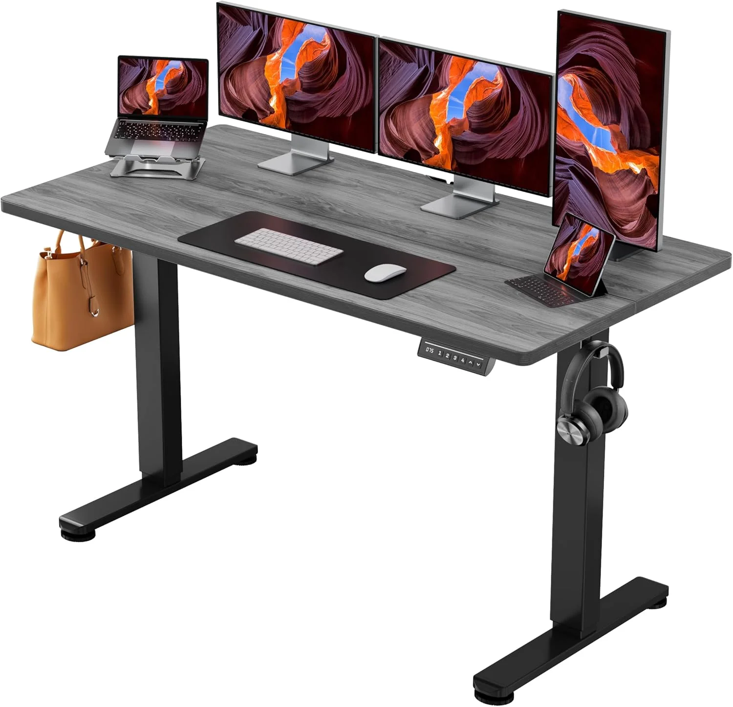 Height Adjustable Electric Standing Desk, 48 x 24 Inches Sit Stand up Desk - Image 6