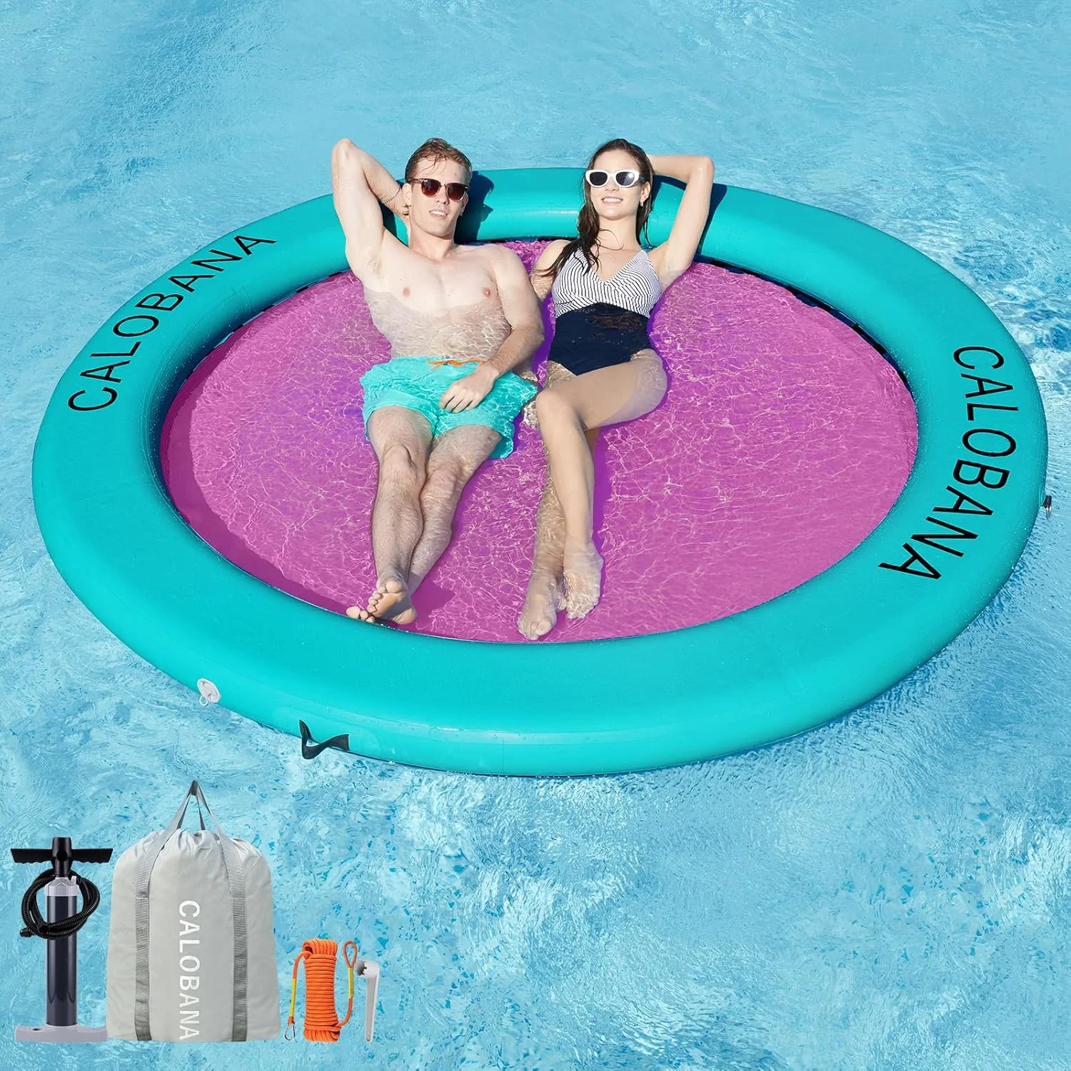 Water Hammock for Adults Lake Party Multi Person - Image 3