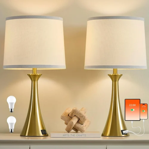 Alternative view of Touch Lamp for Living Room Bedroom, Dimmable, Bulb Included