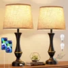 Touch Lamps for Nightstand, Dimmable, Bulb Included