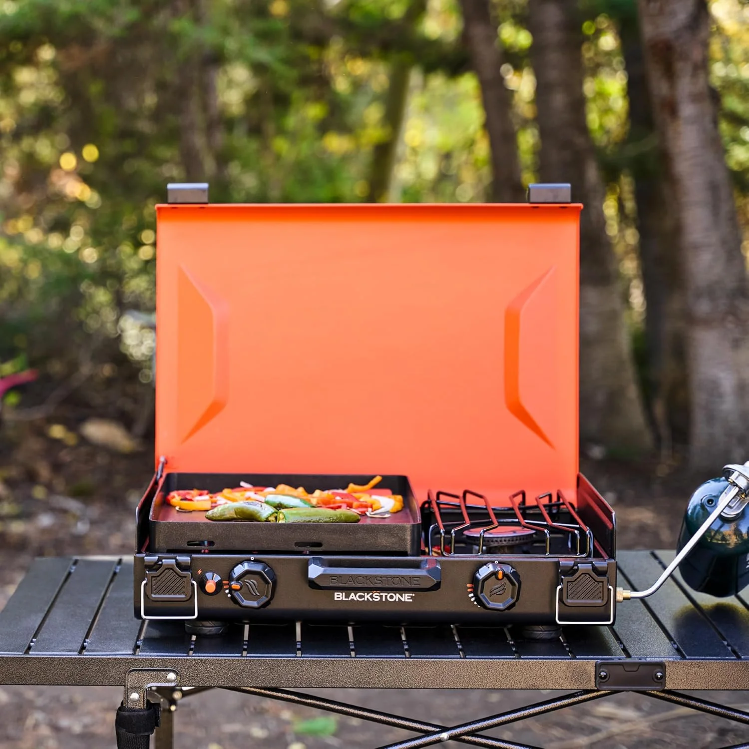 2364 12 x 14 Camping Griddle with Side Burner - Image 6