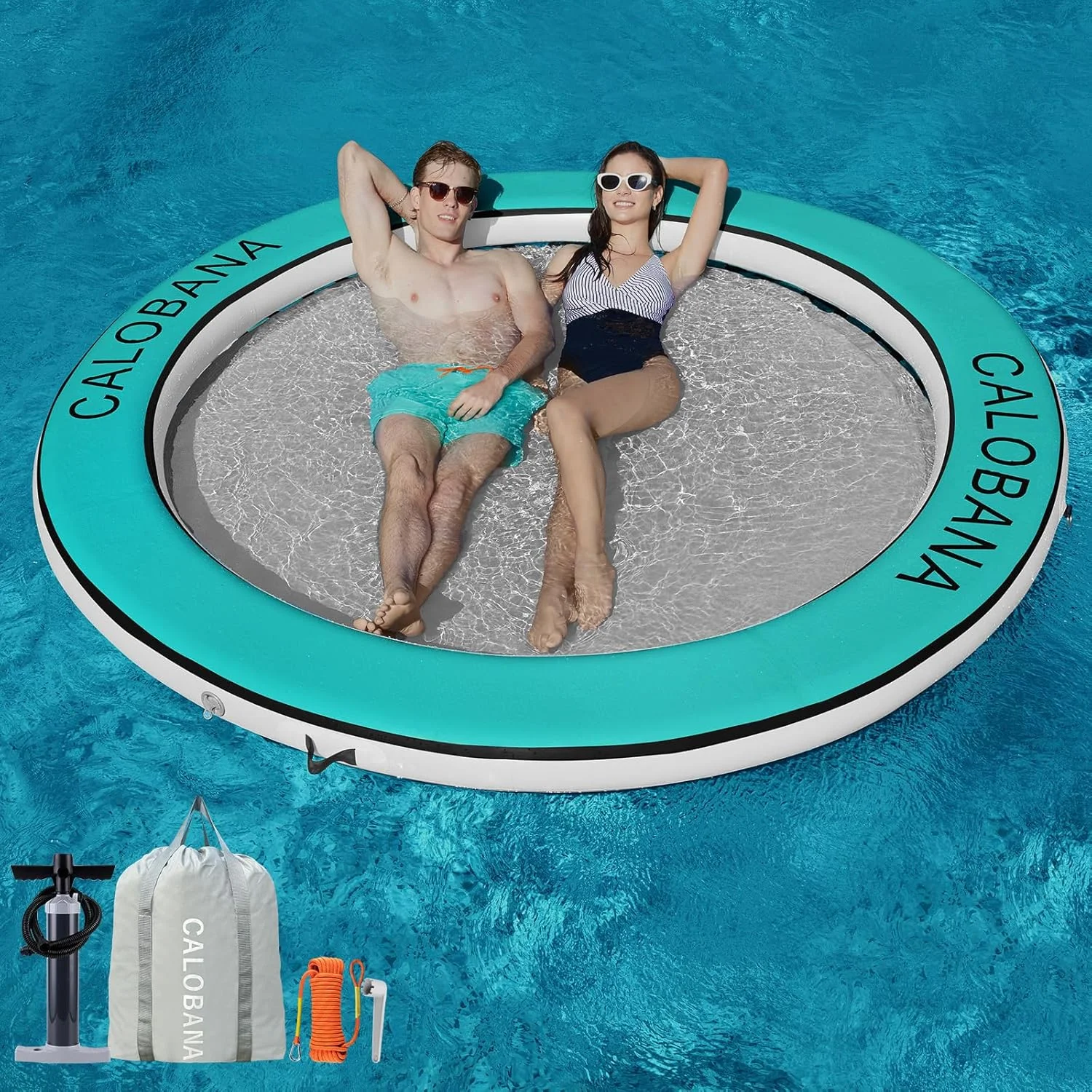 Water Hammock for Adults Lake Party Multi Person - Image 9