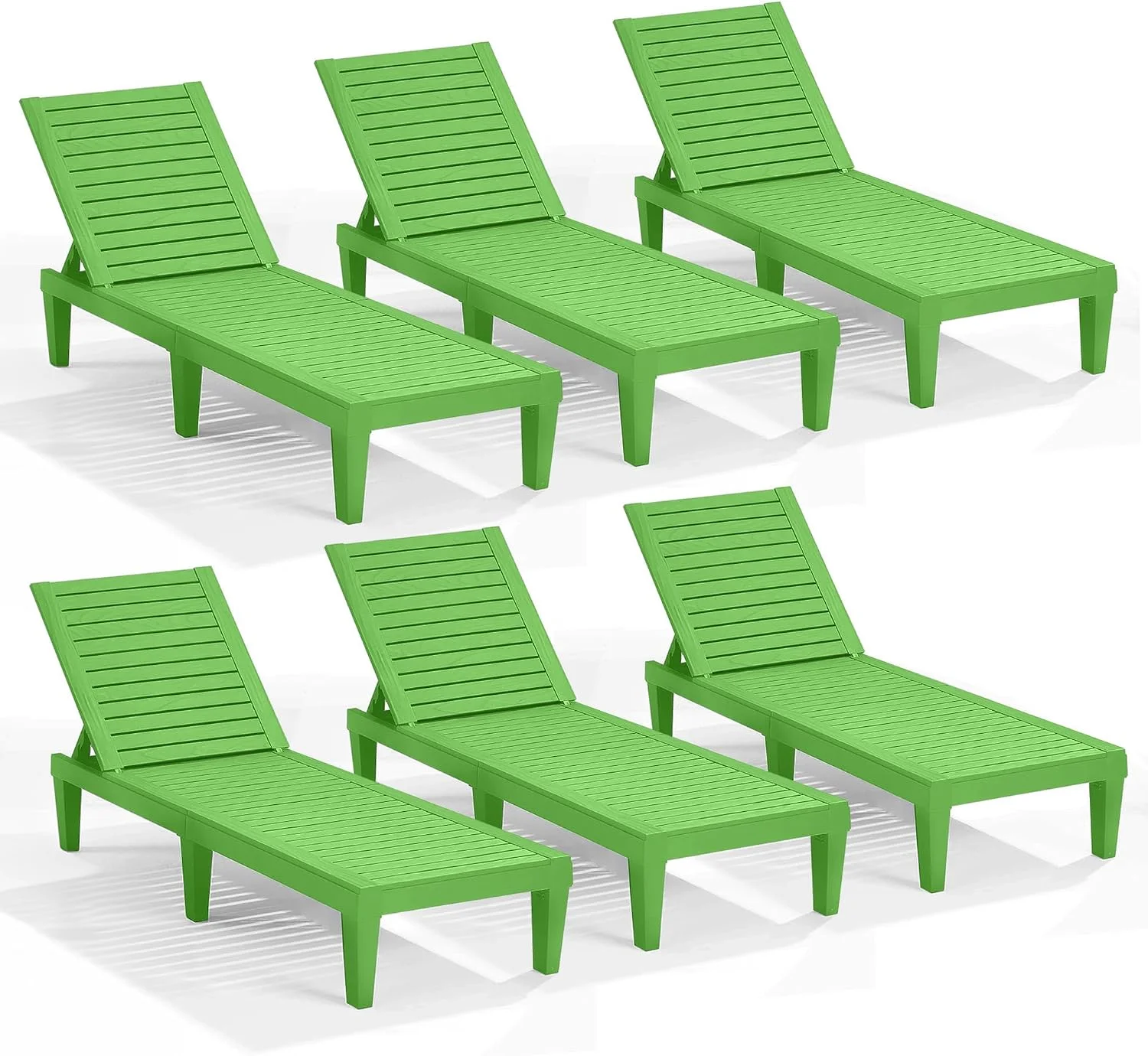 Lounge Chair Outdoor, Tanning Chair, Chaise Lounge Outdoor Set of 2, 5 Adjustable Positions - Image 35