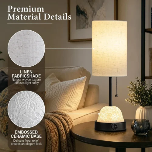 Alternative view of Table Lamp, Bulb Included, 8W LED