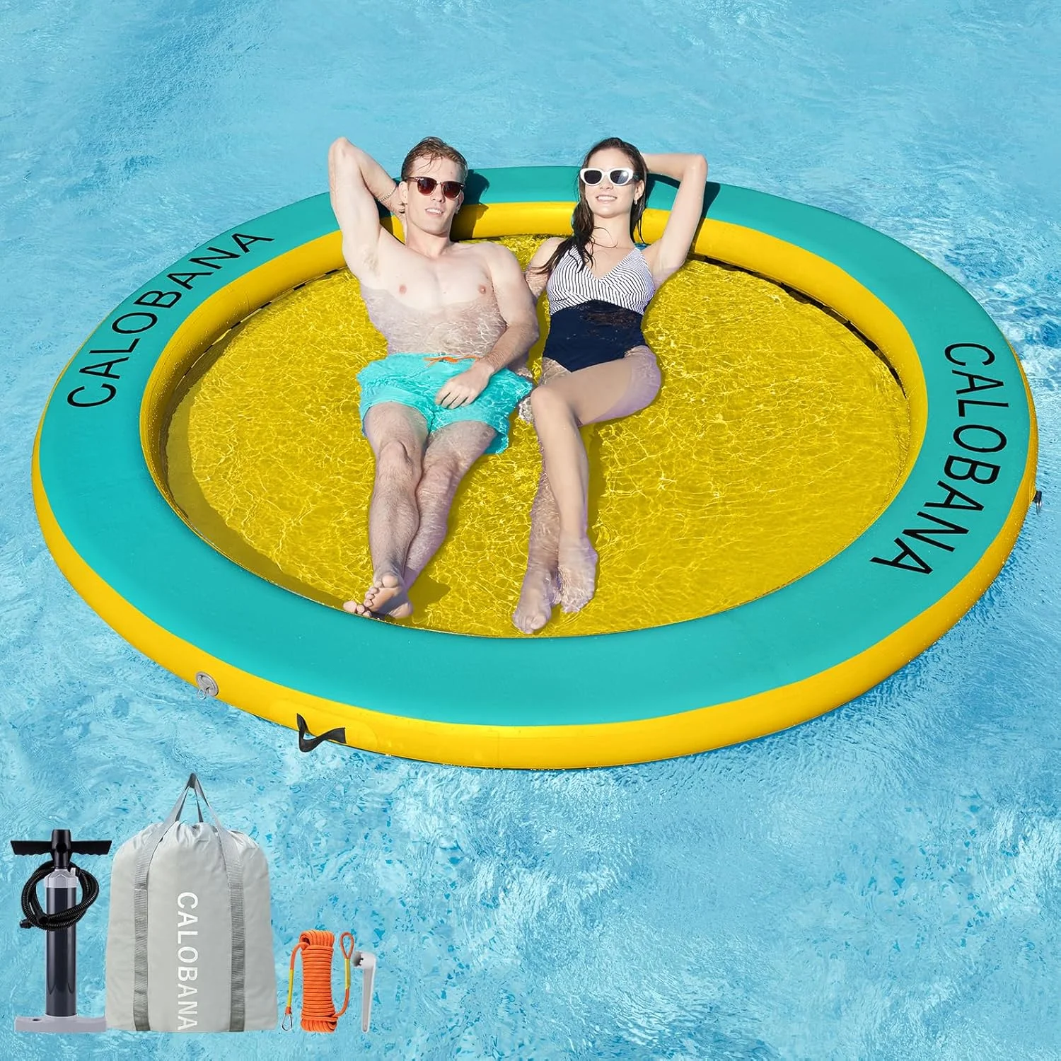 Water Hammock for Adults Lake Party Multi Person - Image 8