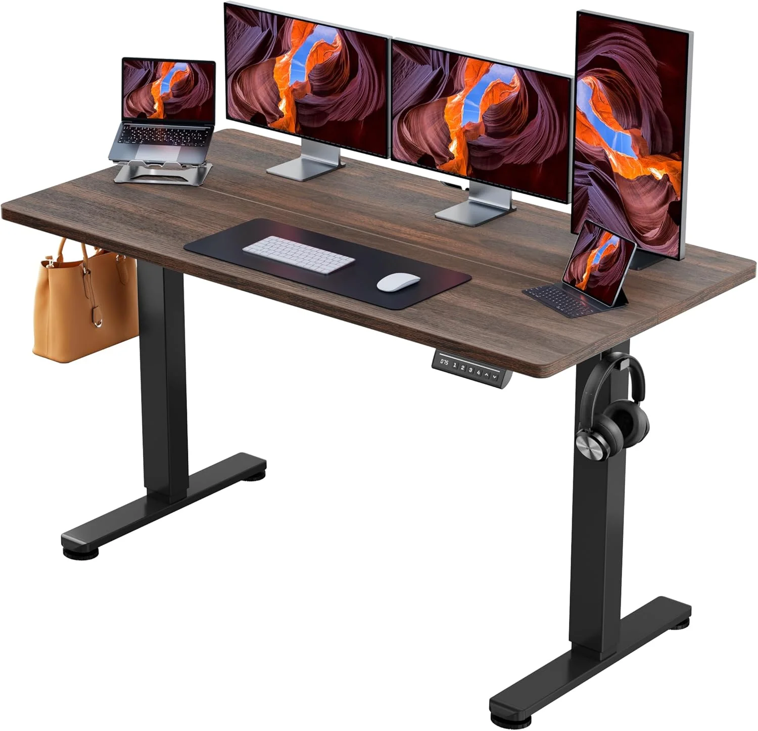 Height Adjustable Electric Standing Desk, 48 x 24 Inches Sit Stand up Desk - Image 16