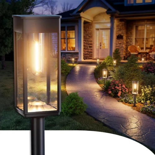 Alternative view of Solar Pathway Lights Outdoor, 8 Pack Bright Solar Lights Outdoor, IP65 Waterproof Solar Garden Lights Solar