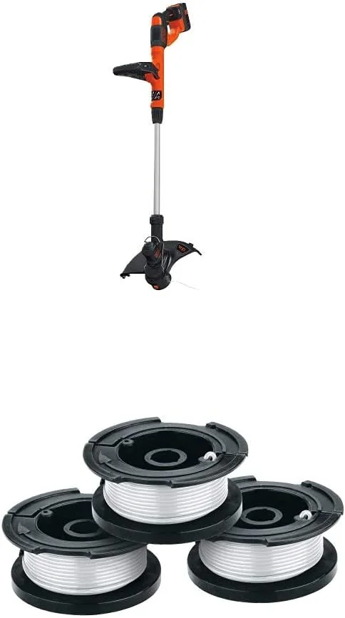 Alternative view of 40V MAX 13 Inch String Trimmer and Lawn Edger with Battery and Charger, Cordless Weed Eater with Charge Indicator