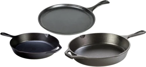 Nook Lodge Cast Iron 5-Piece Set, PFAS-Free Pre-Seasoned Kitchen Set
