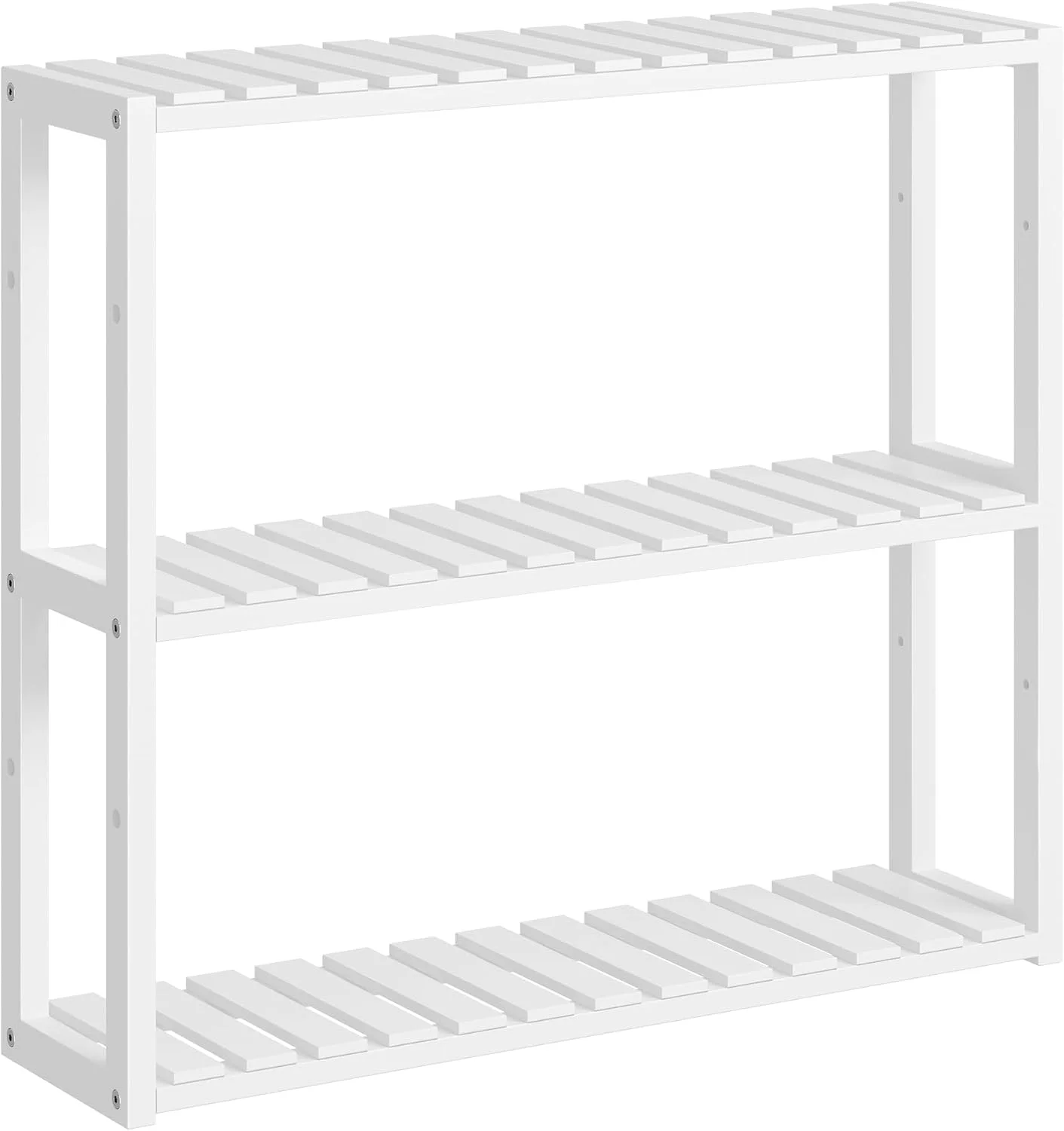 Bamboo Bathroom Shelf, 3-Tier Adjustable Plants Rack - Image 4