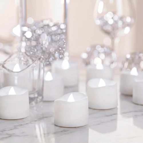 Alternative view of 50-Pack Flameless Tea Lights Candles Battery Operated, 200+ Hours