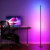 Floor Lamp, 2 Pack RGB Corner Lamp with App/Remote/Button Control, Smart LED Floor Lamp with 16 Million DIY Colors & 68+ Scene