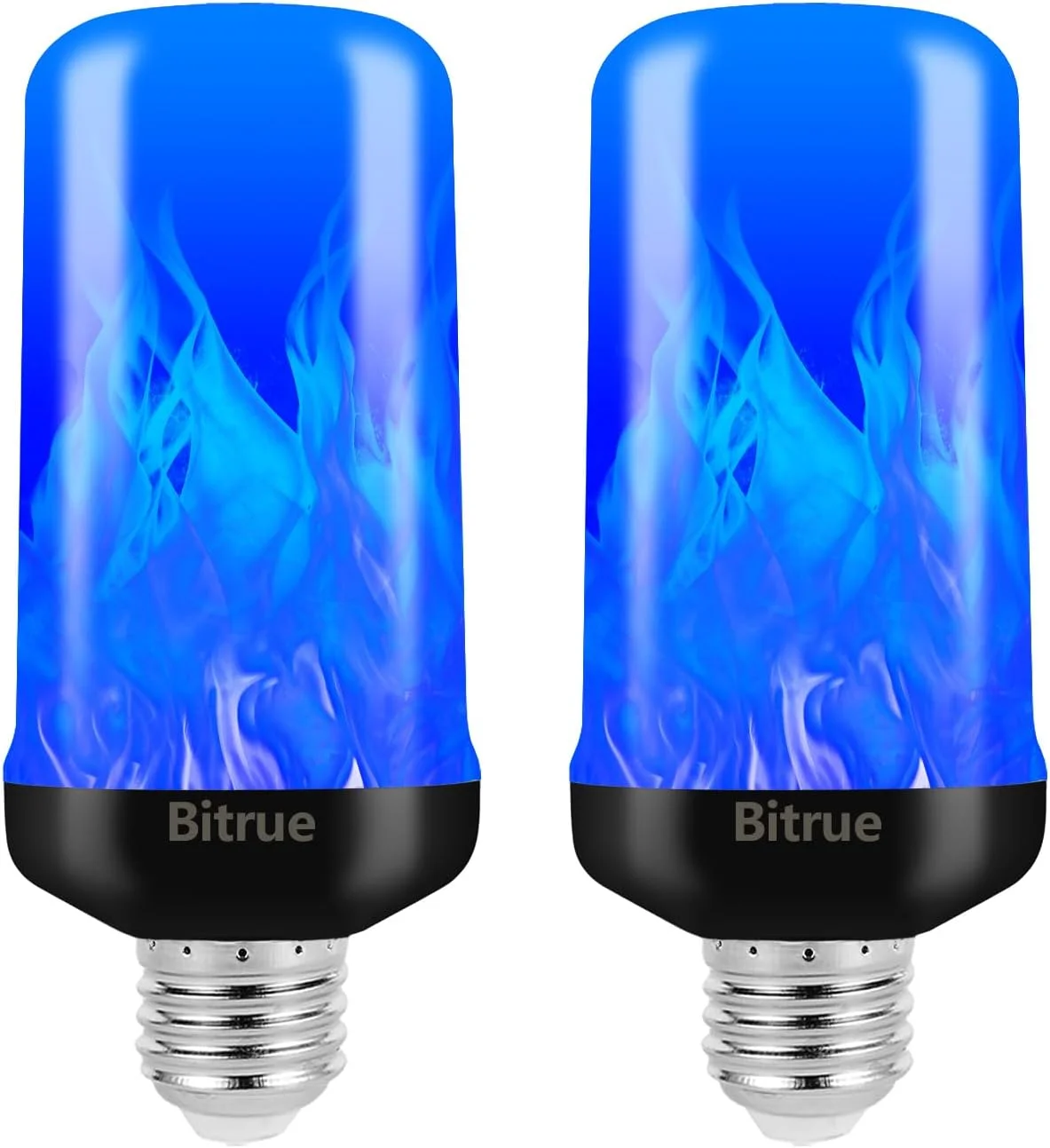 LED Flame Effect Light Bulb, 4 Modes Flame Light Bulbs, E26 Base Fire Light Bulb with Gravity Sensor, Flickering Light Bulbs Halloween Home Party (4 - Image 4