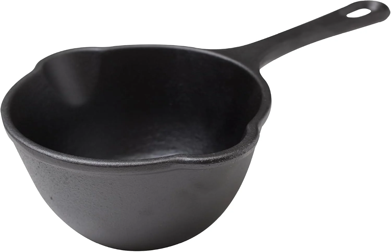 Victoria Cast Iron Saucepan, Cast Iron Melting Pot, Made in Colombia, 2QT