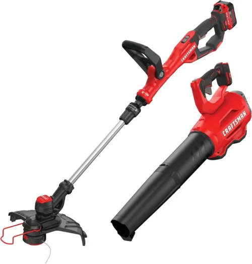 Alternative view of V20 String Trimmer and Lawn Edger Kit with 4Ah Battery and Charger, 13 in. Cordless Weed Wacker with Up to 63 Minutes Runtime
