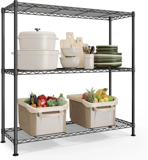 5-Tier Bathroom Shelf, Storage Rack for Small Space