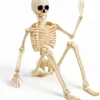 36 Halloween Skeleton Decor, 3FT Full Body Realistic Bones with Stayable Movable Joints, Posable Hanging Skeletons for Halloween Decoration, Yard