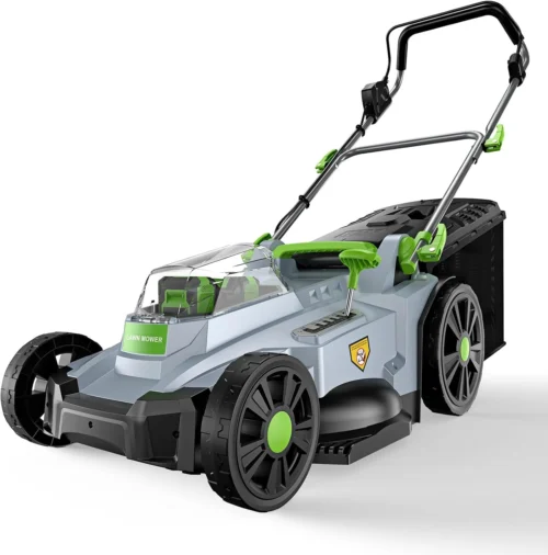 Inch Cordless Lawn Mower, 40V Electric Lawnmower for Garden/Patio/Yard