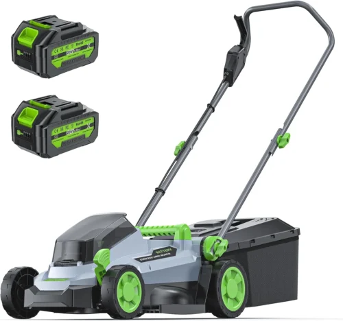 Alternative view of Inch Cordless Lawn Mower, 40V Electric Lawnmower for Garden/Patio/Yard