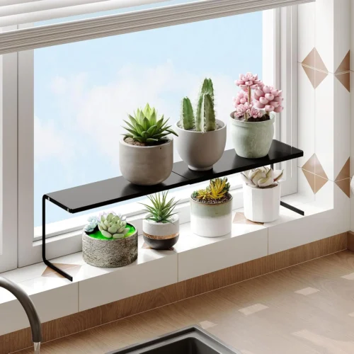 Alternative view of Small Narrow Shelf for Windowsill Kitchen, Spice Rack Organizer