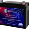 '-12 Volt, 320 CCA, Nut and Bolt (NB) Terminal, Rechargeable SLA AGM High Rate Series Battery