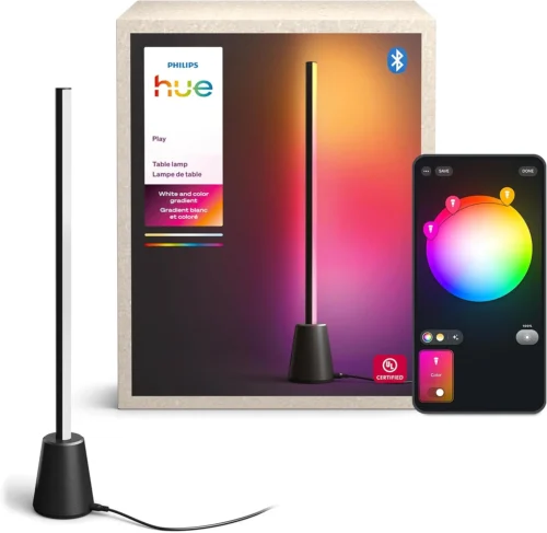 Hue Play Table Lamp, RGBWWIC LED, 23.6, 1-Pack