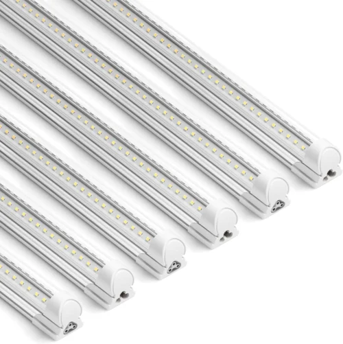 Alternative view of T8 LED Shop Lights 4FT, 40W 5500LM 5000K, 6 Pack, High Output Tube