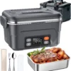 OAK Cordless Electric Lunch Box, Heated Lunch Box for Men with Timer