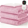 Homemate Heated Blanket Electric Heating Throw 50x60 Soft Flannel Sherpa